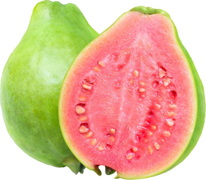 Isolated Pink Guava Fruit